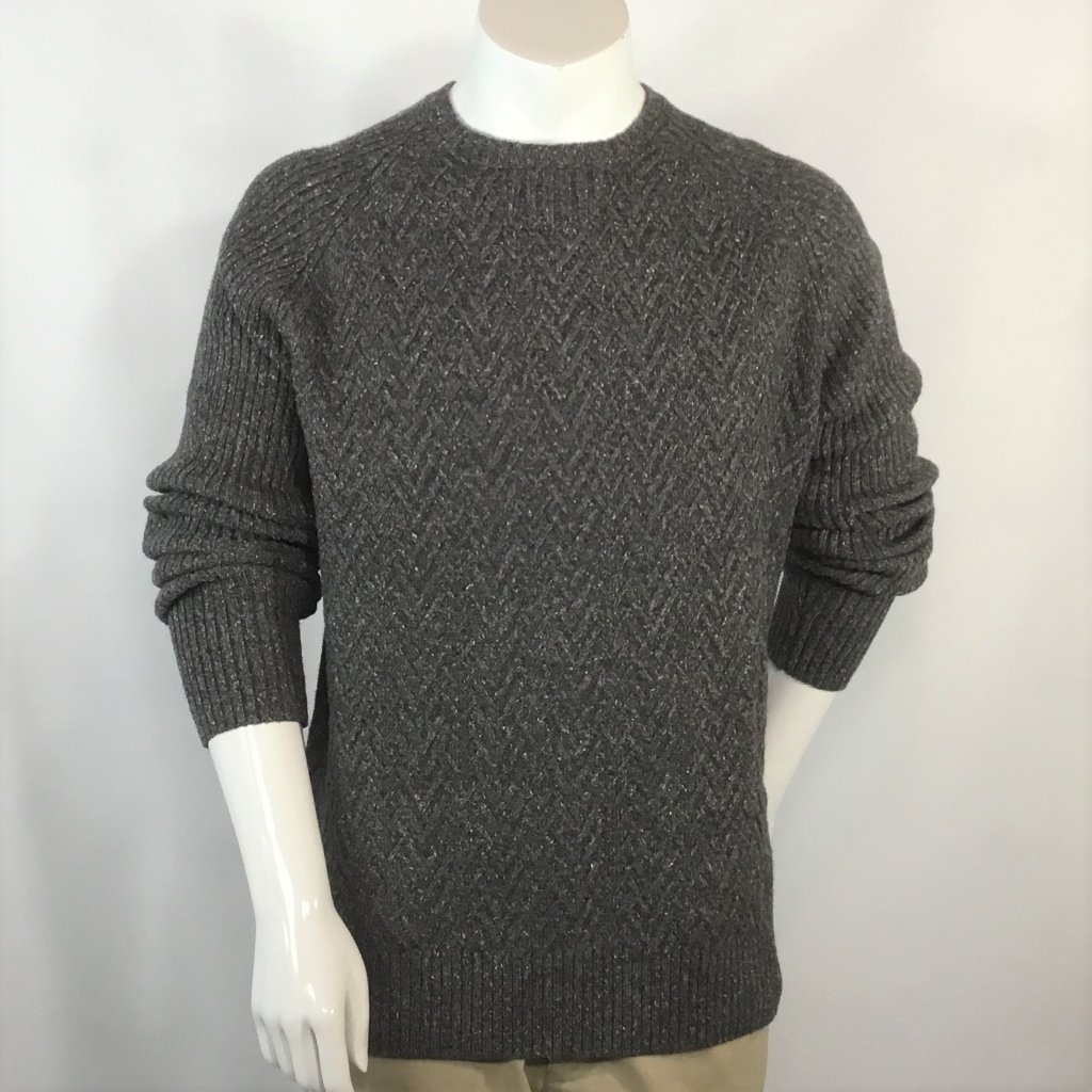 Joseph Abboud Grey Tweed Sweater (Like New)